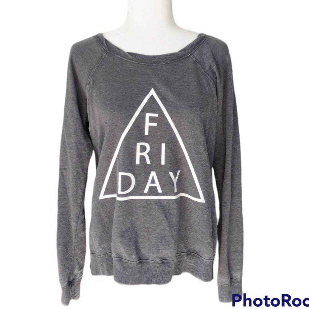Charlotte Russe Friday Sweatshirt - Large